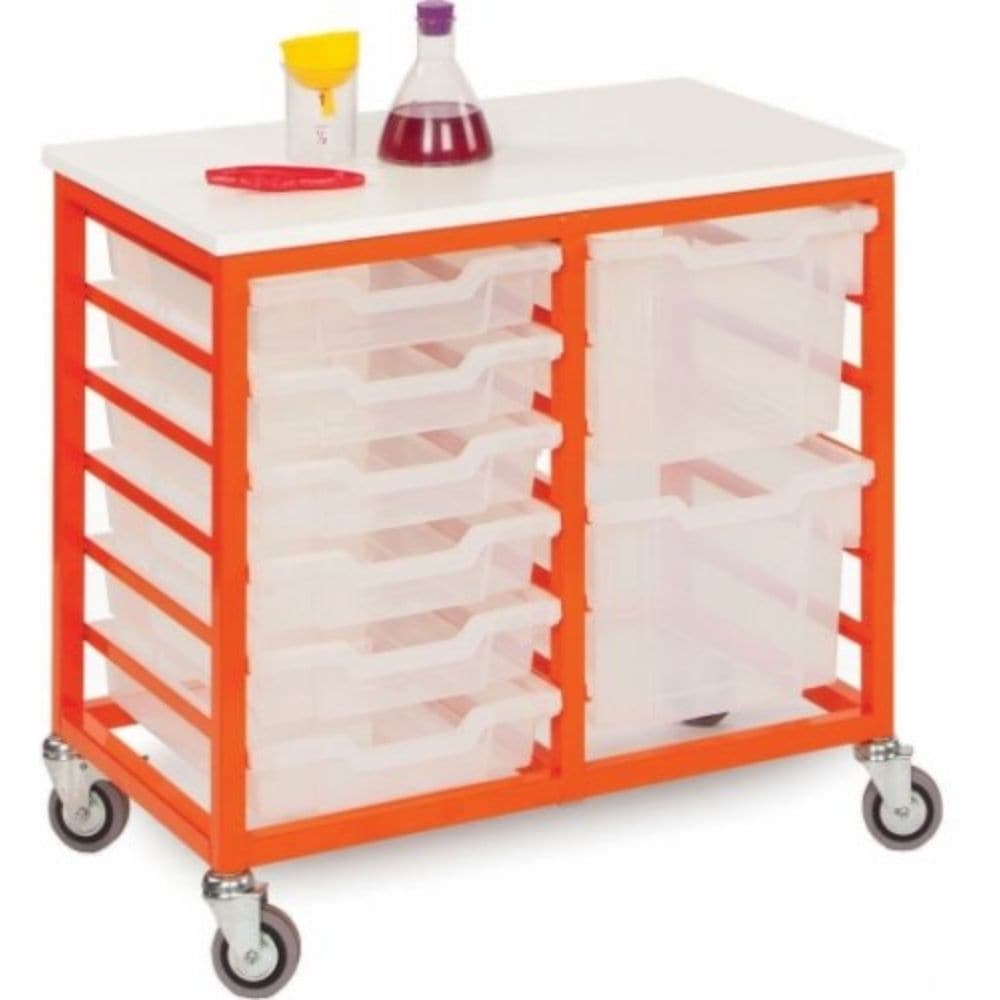 Monarch 12 Shallow Tray Unit - Clear, The Monarch 12 Shallow Tray Unit has been specifically designed for Schools and Universities and Health care settings, and recently helped the NHS in the battle against COVID with many of these units supplied to pop up testing centres due to there ease of relocation and the easy cleaning ability. The Monarch 12 Shallow Tray Unit is a durable,stylish addition to any setting. We offer a large Monarch range so if you want any help, or can’t see what you’re looking for, jus