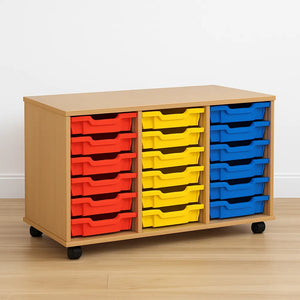 Monarch 18 Single Tray Classroom Storage Unit-Monarch 18 Single Tray Classroom Storage Unit