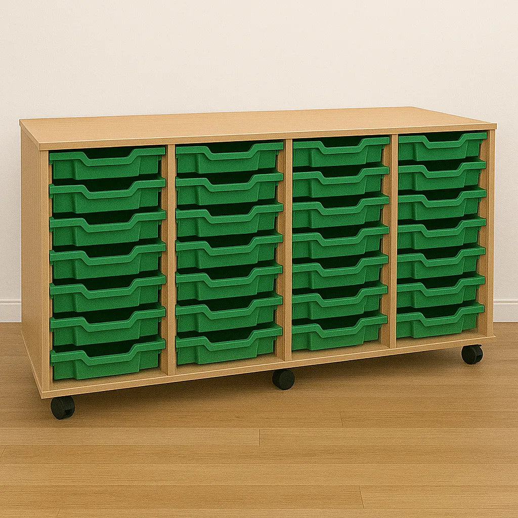 Monarch 32 Single Tray Classroom Storage Unit-Monarch 32 Single Tray Classroom Storage Unit