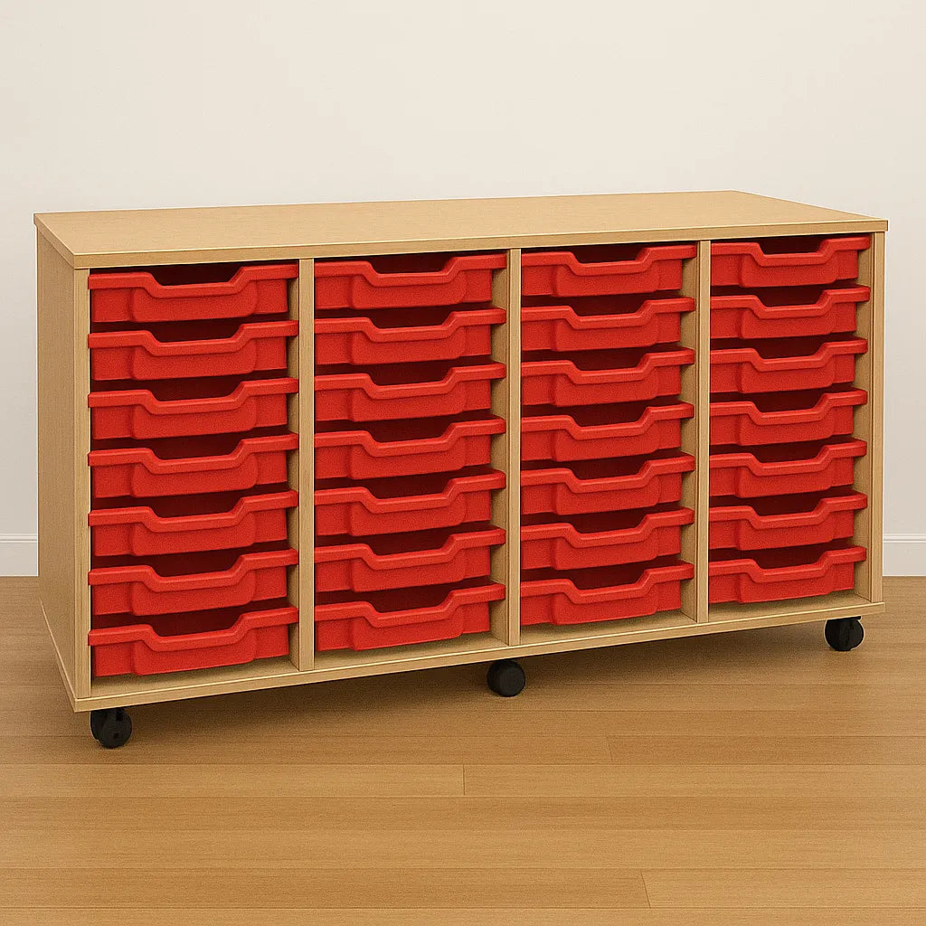 Monarch 32 Single Tray Classroom Storage Unit-Monarch 32 Single Tray Classroom Storage Unit