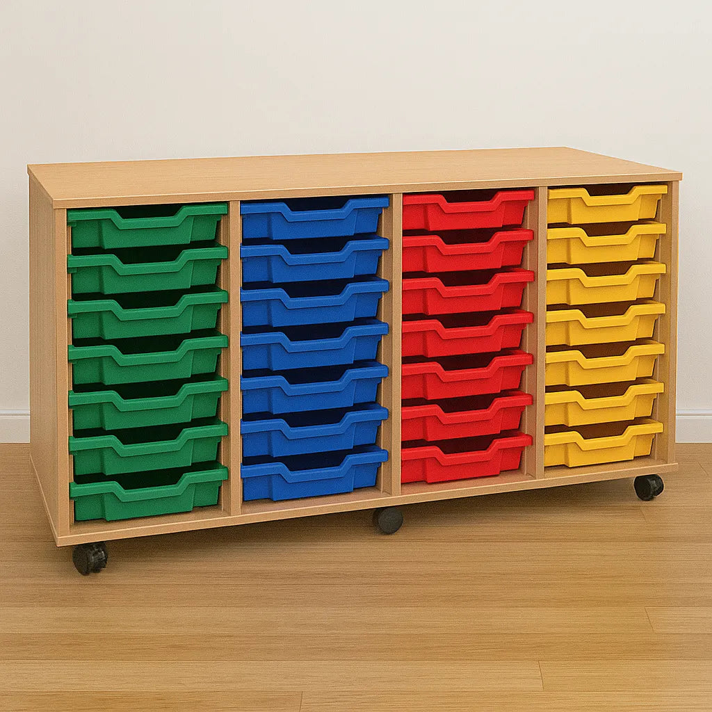Monarch 32 Single Tray Classroom Storage Unit-Monarch 32 Single Tray Classroom Storage Unit