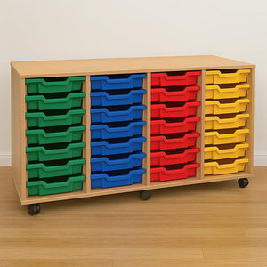 Monarch 32 Single Tray Classroom Storage Unit-Monarch 32 Single Tray Classroom Storage Unit