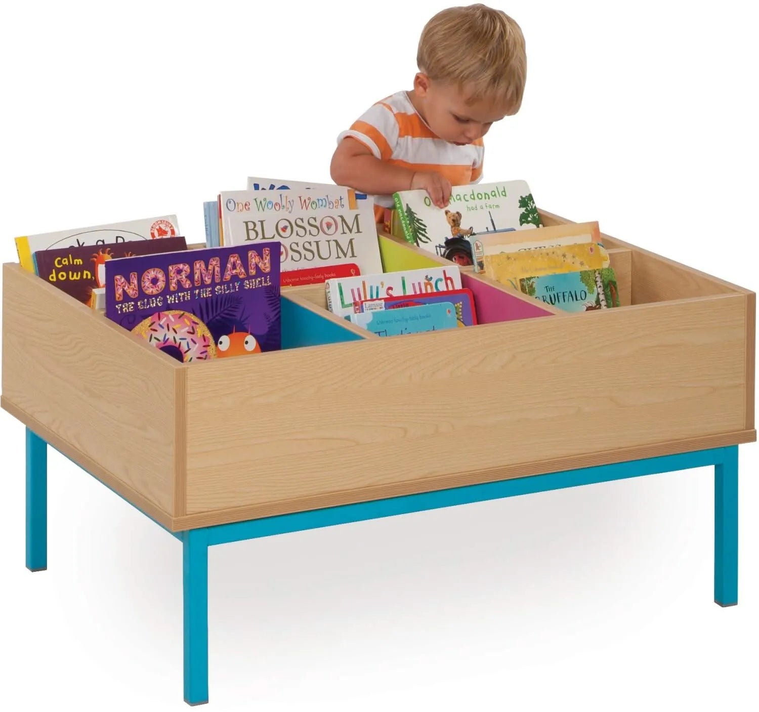 Monarch 6 Bay Kinderbox with Legs-Monarch 6 Bay Kinderbox with Legs