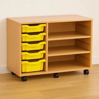 Monarch 6 Shallow Tray Unit with 2 Adjustable Shelves-Monarch 6 Shallow Tray Unit with 2 Adjustable Shelves