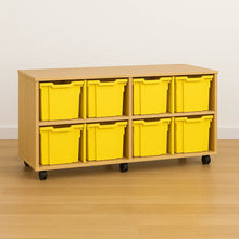 Monarch 8 Quad Tray Classroom Storage Unit-Monarch 8 Quad Tray Classroom Storage Unit