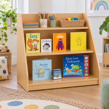 Monarch Library Unit With 3 Fixed Straight Shelves in a bright classroom library – view 1