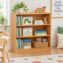 Monarch open bookcase with 2 adjustable shelves in a bright early years classroom