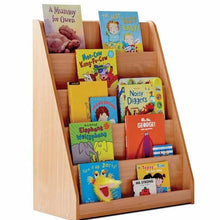 Monarch Single Sided Library Unit with 5 Tiered Shelves-Monarch Single Sided Library Unit with 5 Tiered Shelves