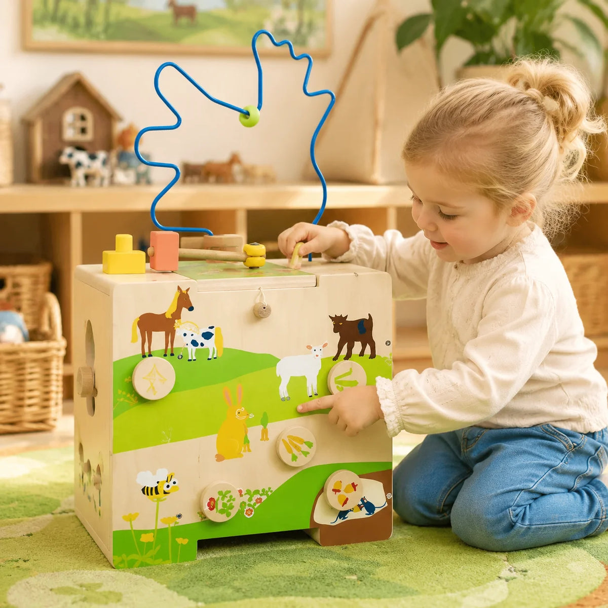 Motor Activity Cube Country Life-Motor Activity Cube Country Life