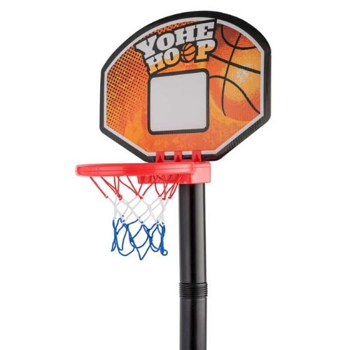 Moving basketball hoop, Moving basketball hoop that's perfect for target practice. Switch it on and the base unit will move from side to side, creating a moving hoop target that challenges players to time their shots just right. The Moving basketball hoop set includes three balls to throw at the hoop as it moves. Moving basketball hoop Moves from side to side Includes three small basketballs Hoop with net and backboard Requires 4 x AA batteries and 2 x AAA batteries, Moving basketball hoop,Children's basket