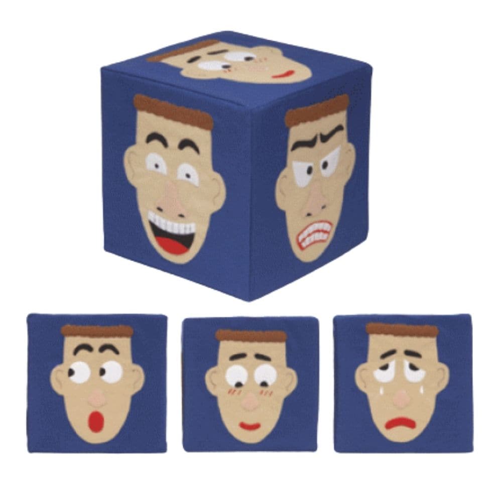 Mr Face Cube, The Mr Face Cube is a fantastic tool for teaching children about emotions and helping them recognize different facial expressions. With its fun and unusual design, the Mr Face Cube captures children's attention and engages them in learning about emotions in an enjoyable way.One of the key features of the Mr Face Cube is its ability to help children learn to name facial features. By rolling the cube and observing the different facial expressions on each side, children can easily identify and na