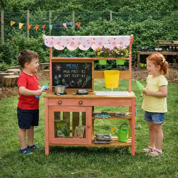 Mud Kitchen Pink-Mud Kitchen Pink