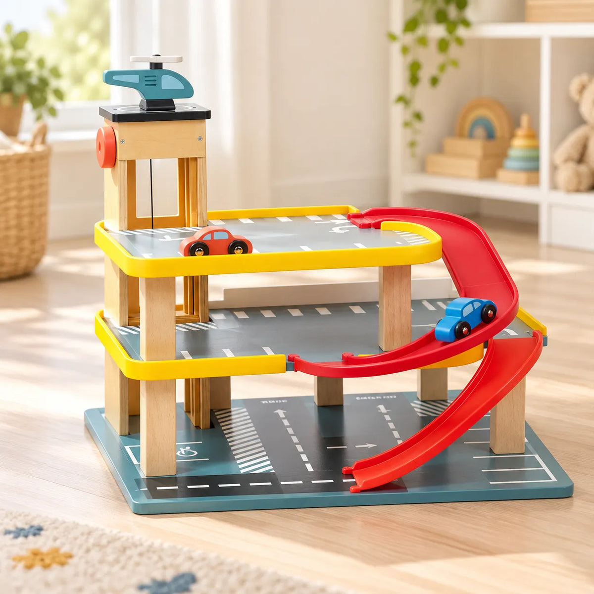 Multi-Level Garage with Lift-Multi-Level Garage with Lift