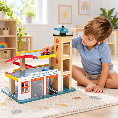 Multi-Level Garage with Lift-Multi-Level Garage with Lift