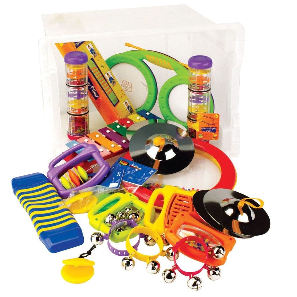 Music Set 2, Introduce the joys of musical exploration to young minds with our extraordinary Music Set 2! Specifically curated for children aged 3 years and up, this unique collection offers a wide array of instruments designed to engage, entertain, and educate. With 21 diverse pieces, your little one will be led from simple sound discovery to the enchanting world of creative music-making. What's Included in the Music Set 2: Wave Drum Create soothing oceanic sounds or upbeat rhythms with the wave drum. Perf
