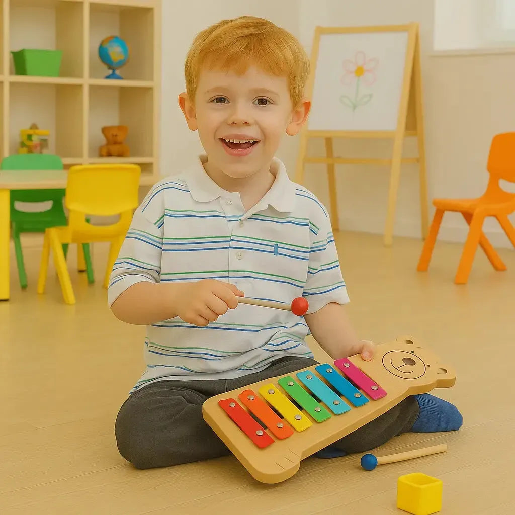 Musical Bear Xylophone-Musical Bear Xylophone