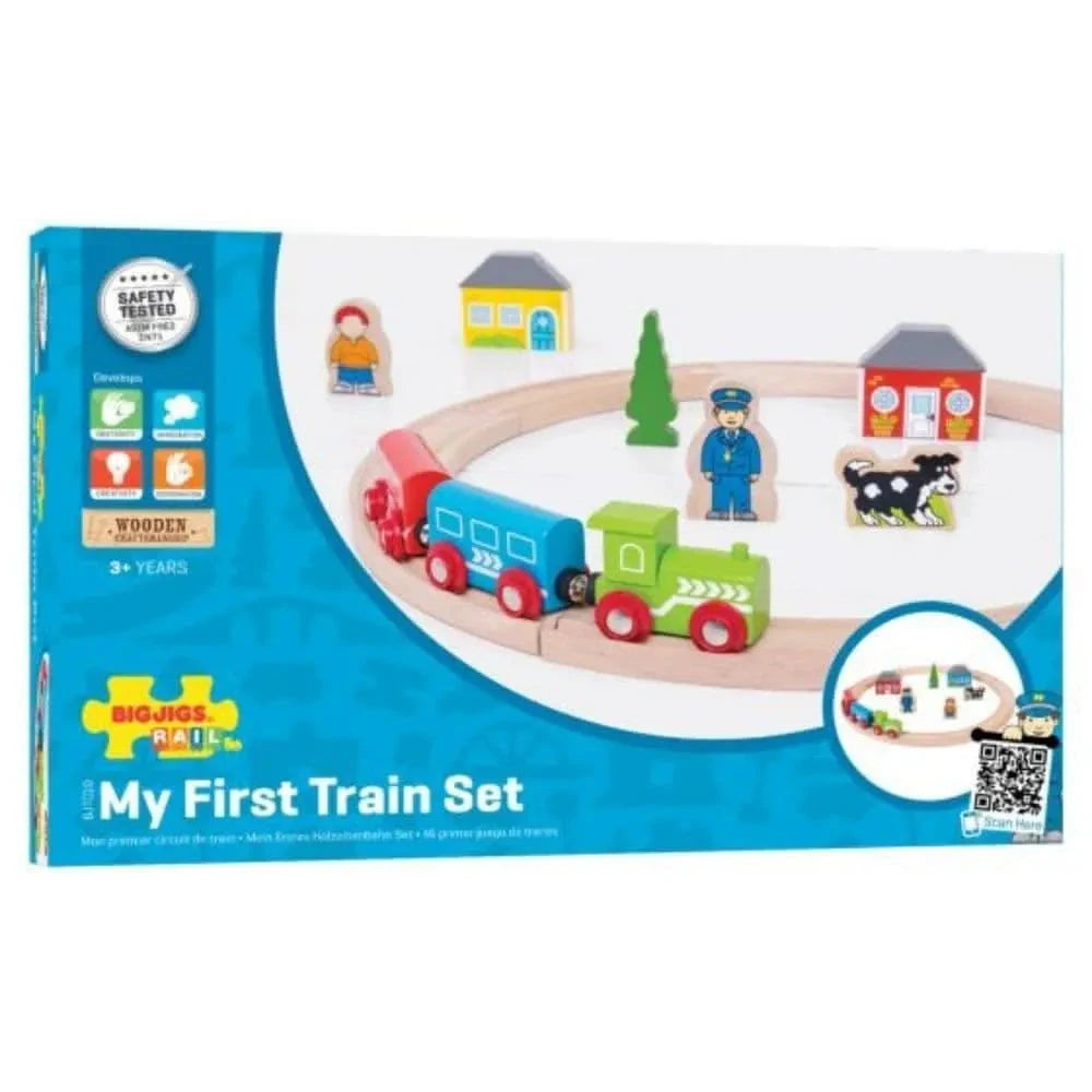My First Train Rise My First Train Set,Bigjigs Wooden Train Set,Wooden train set,childrens ...