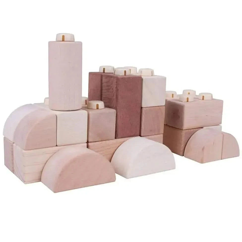 Natural Click Blocks (100 Pieces)-Natural Click Blocks (100 Pieces)