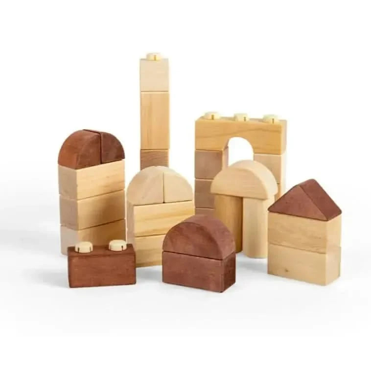 Natural Click Blocks (100 Pieces)-Natural Click Blocks (100 Pieces)