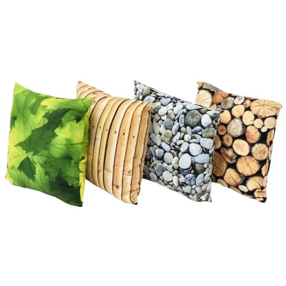 Natural Cushion Set Of 4-Natural Cushion Set Of 4