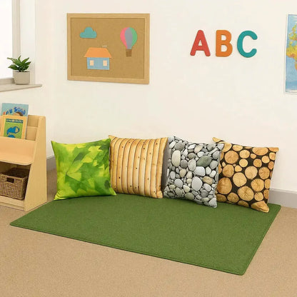 Natural Cushion Set Of 4-Natural Cushion Set Of 4