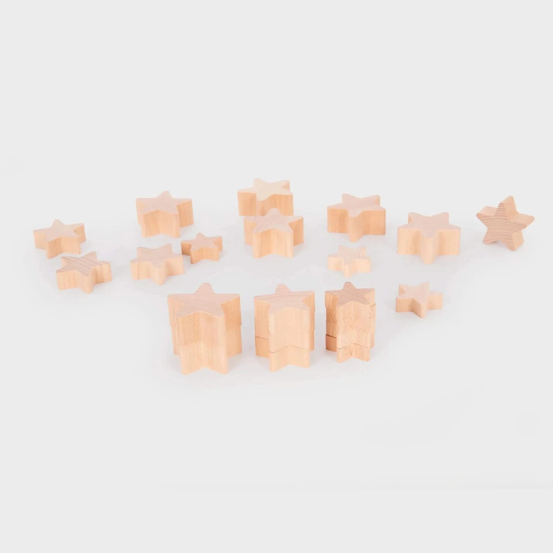Natural Wooden Stars-Natural Wooden Stars