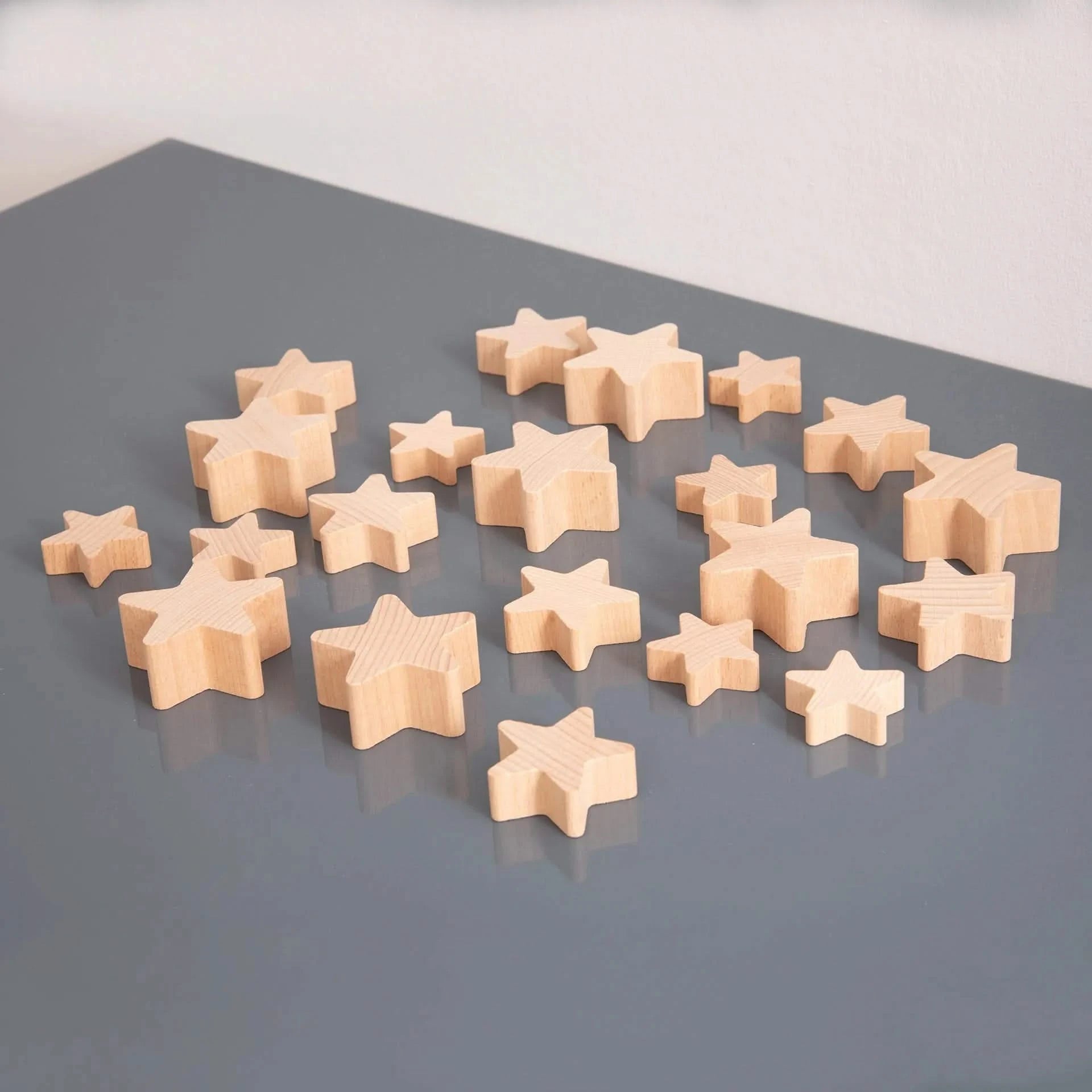 Natural Wooden Stars-Natural Wooden Stars
