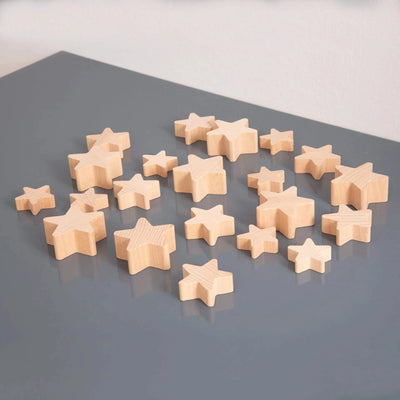 Natural Wooden Stars-Natural Wooden Stars