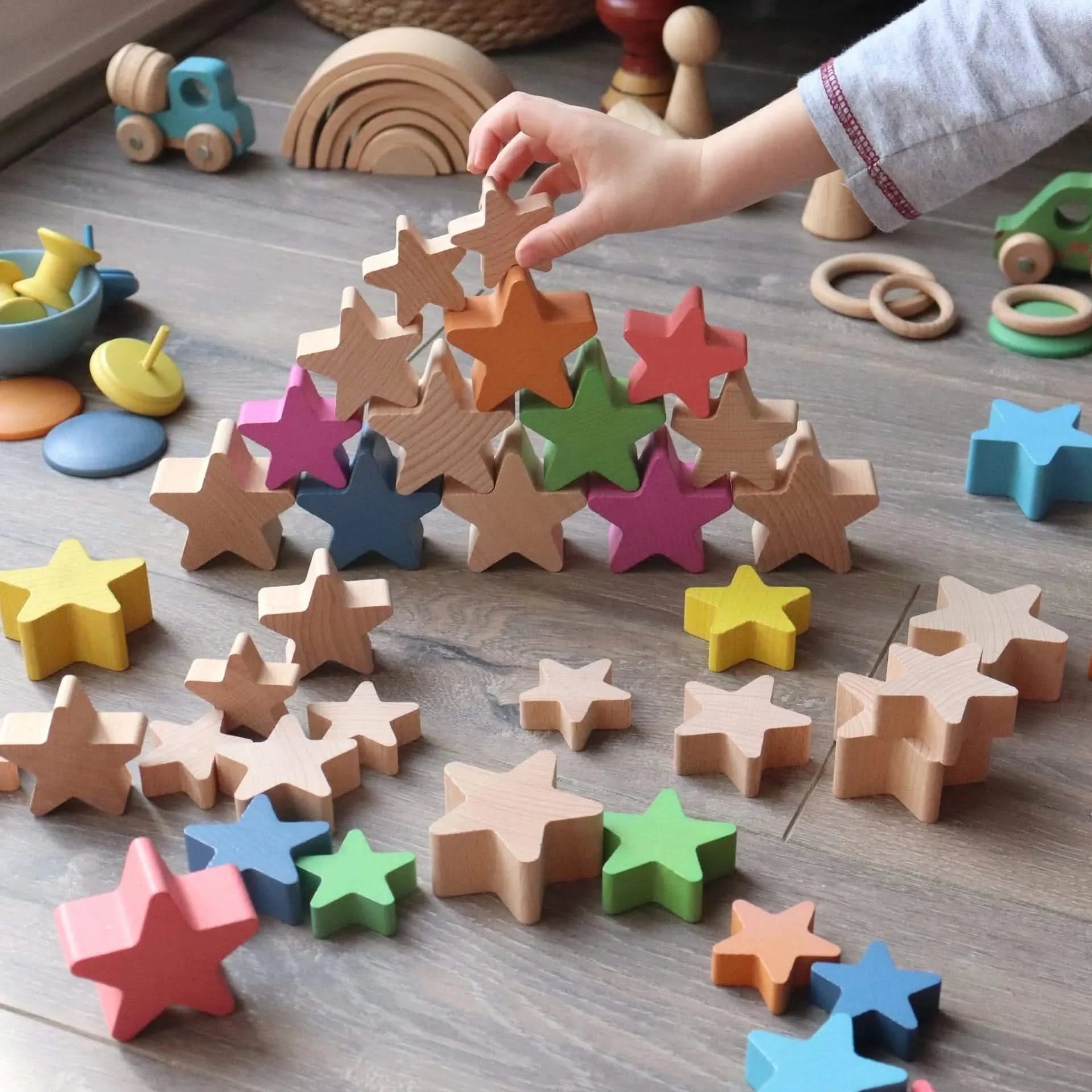Natural Wooden Stars-Natural Wooden Stars