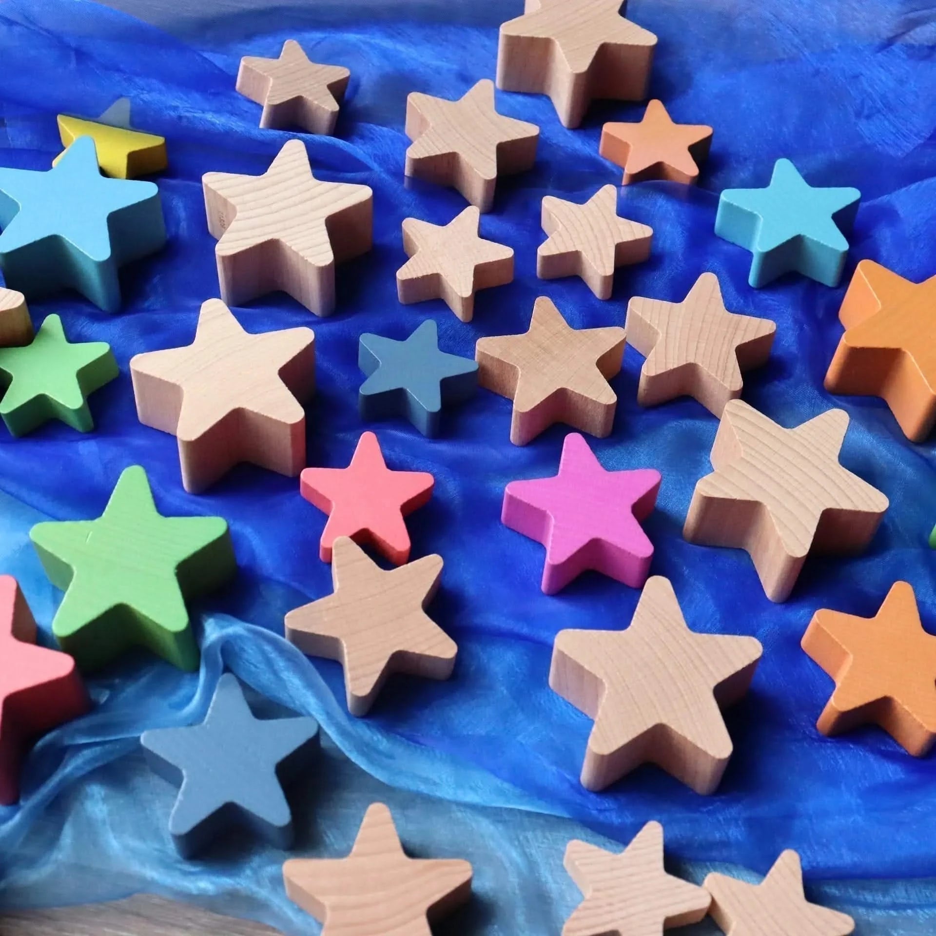 Natural Wooden Stars-Natural Wooden Stars