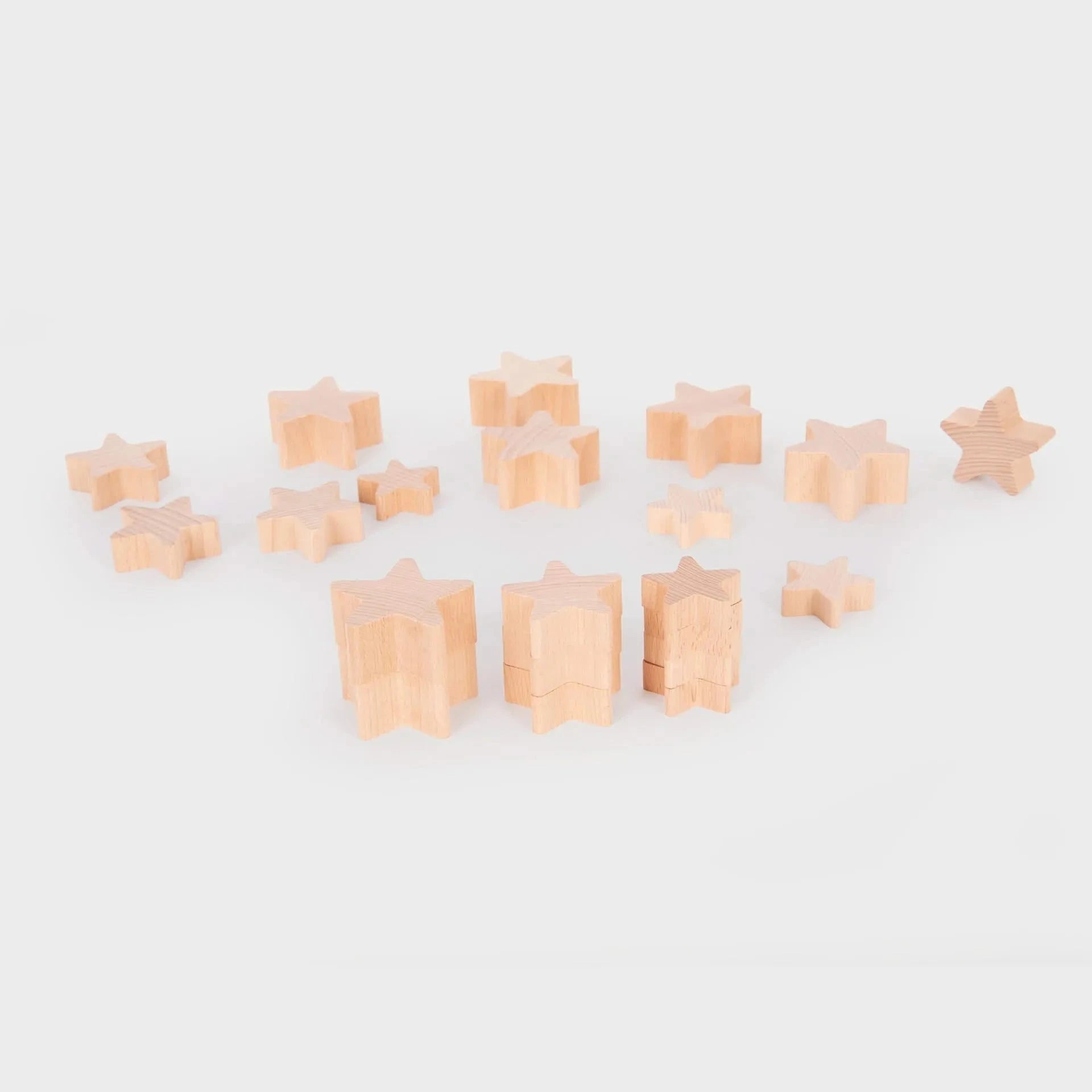Natural Wooden Stars-Natural Wooden Stars