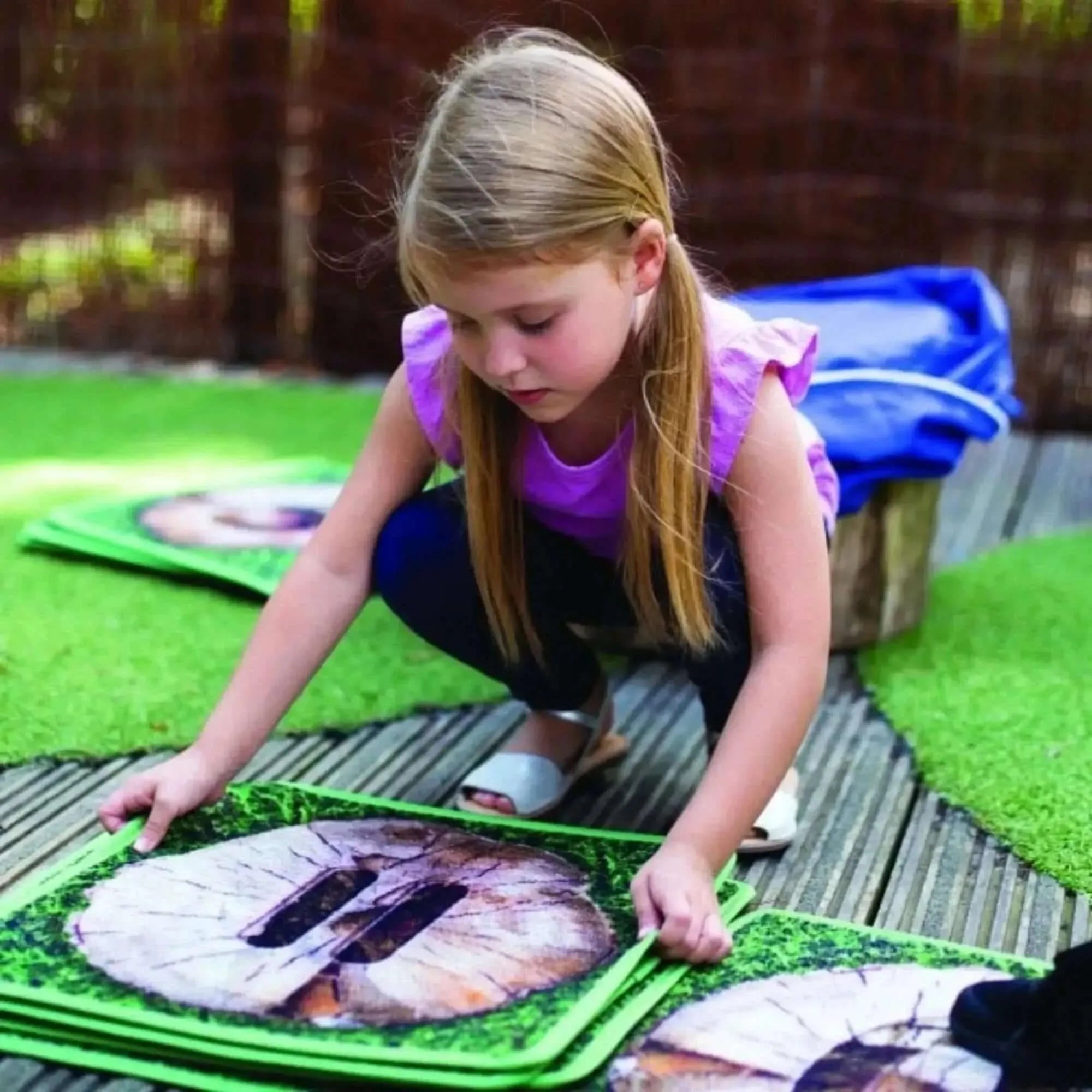 Natural World Counting Indoor Outdoor Mini Placement Carpets With Holdall-Natural World Counting Indoor Outdoor Mini Placement Carpets With Holdall