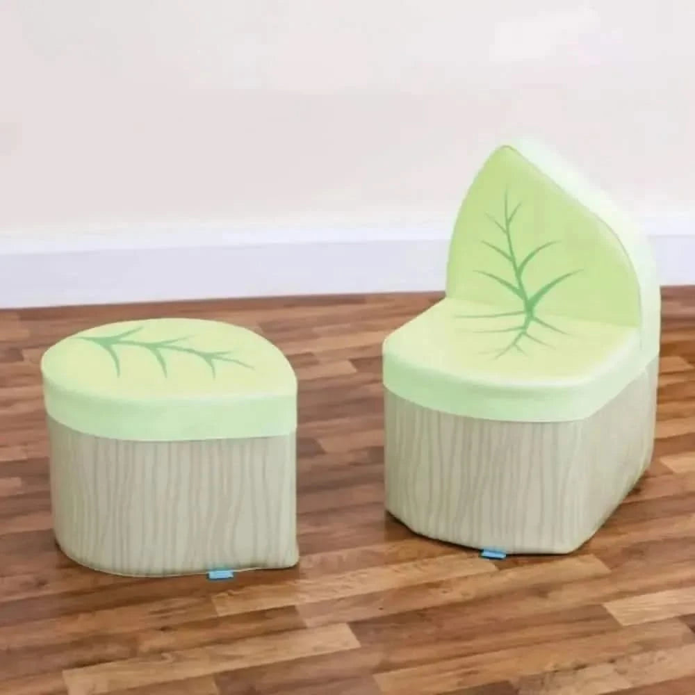 Natural World Pouf-Natural World Pouf