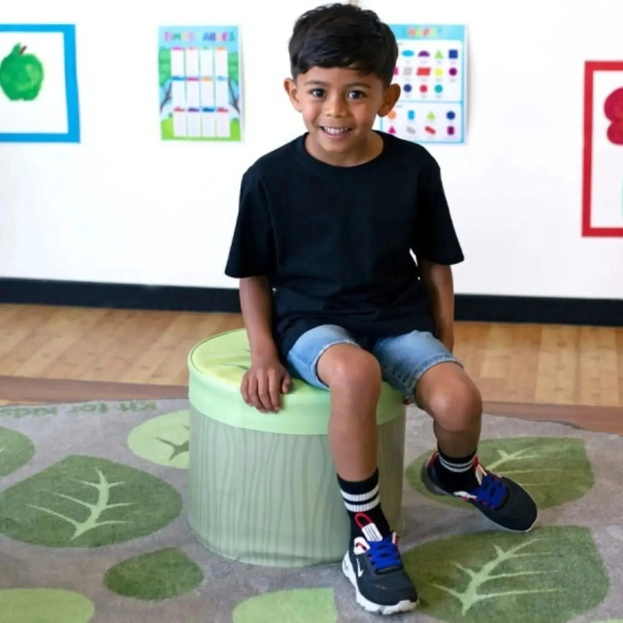 Natural World Pouf-Natural World Pouf
