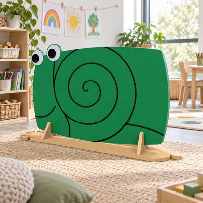 Natural World Snail Room Divider in a bright early years classroom