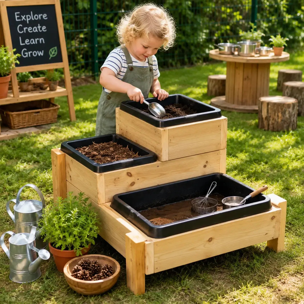 Nature Outdoor Messy Play Towers-Nature Outdoor Messy Play Towers