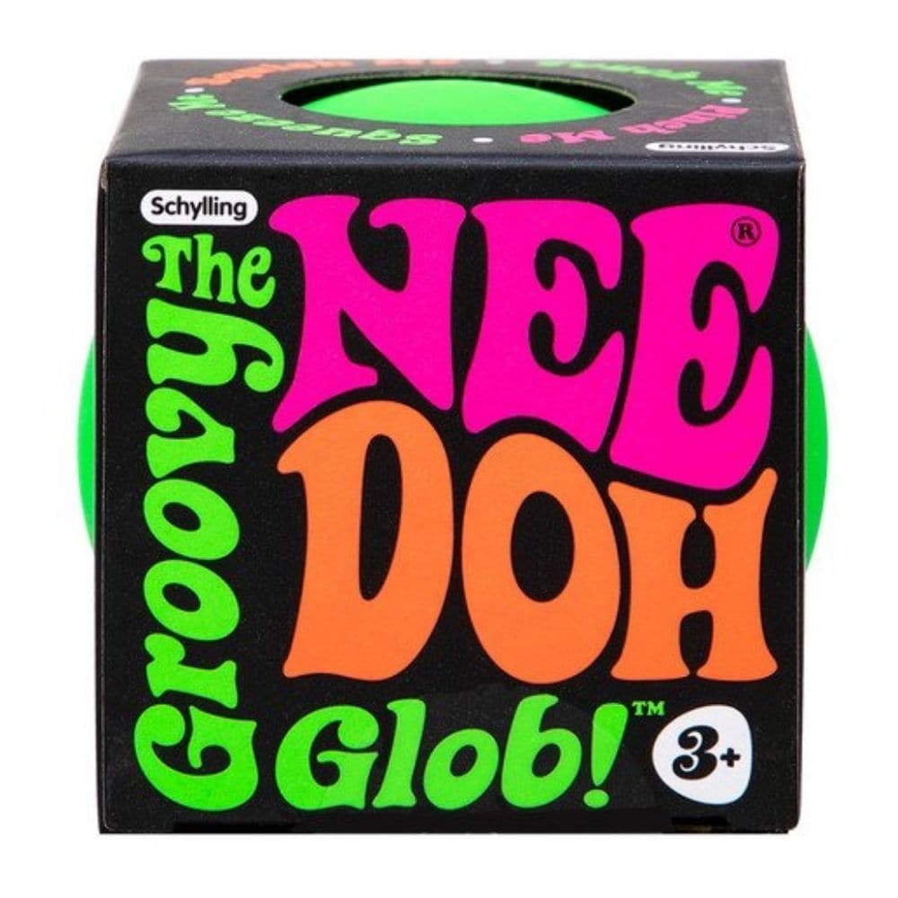 Nee Doh Ball, Introducing the Nee Doh Stress Ball, the ultimate stress-relieving tool that will leave you feeling refreshed and rejuvenated. Made with a super squidgy and stretchy material, this brightly coloured groovy Nee Doh glob is designed to help you unwind and melt away any stress or tension. Whether you're looking for a fun way to relax or need a quick break from a hectic day, the Nee Doh Stress Ball is the perfect companion. Its irresistibly soft texture and vibrant colours make it impossible to re