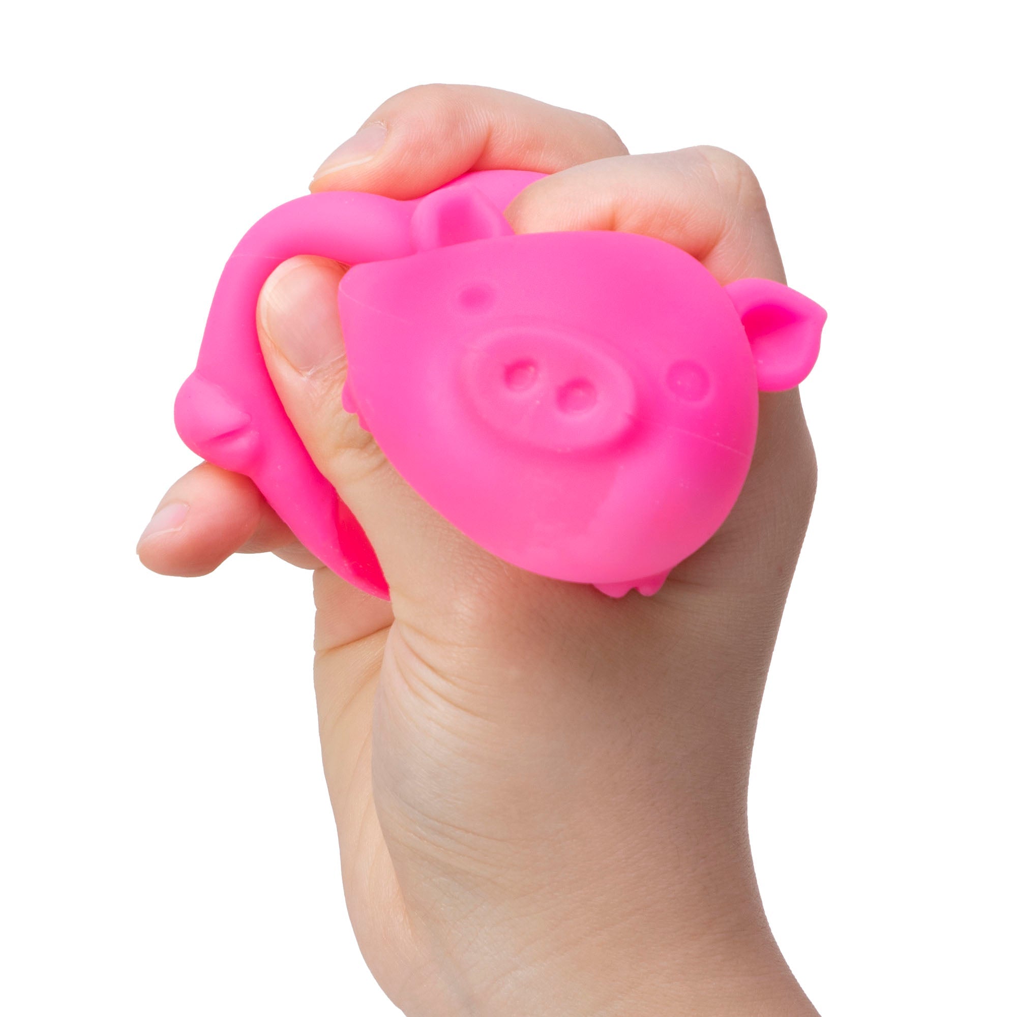 NeeDoh Dig It Pig, For an adorably ‘ham-some’ fidget toy, say hello to the NeeDoh Dig It Pig. Squeeze away any stress with these cute squashy pigs. Youngsters will love their new piggy pal. These unique Nee Doh stress balls have a tummy filled with the famous non-toxic doh and are available in four different colours (chosen at random). Features pointy ears, eyes and a cute snout. NeeDoh Dig It Pigs are a great fidget toy, particularly appropriate for those with ADD, ADHD, OCD, Autism, and anxiety. Gentle on