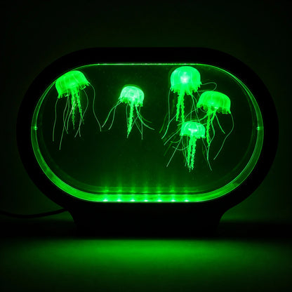 Neon Jellyfish Oval Tank Mood Light-Neon Jellyfish Oval Tank Mood Light
