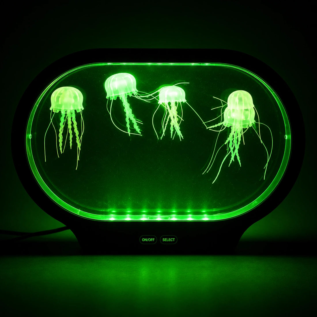Neon Jellyfish Oval Tank Mood Light-Neon Jellyfish Oval Tank Mood Light