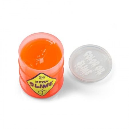 Neon Slime, Our Small Plastic Barrel is not your average container! It's filled with vibrant neon-coloured slime, ready to provide hours of fun and entertainment. This Neon Slime offers a unique tactile experience that's both relaxing and stimulating. It's not too sticky, not too runny, just the right consistency for endless enjoyment. The Neon Slime comes in six assorted colours - pink, black, purple, yellow, orange and green. Each colour is as vibrant and lively as the next, enhancing the overall sensory 
