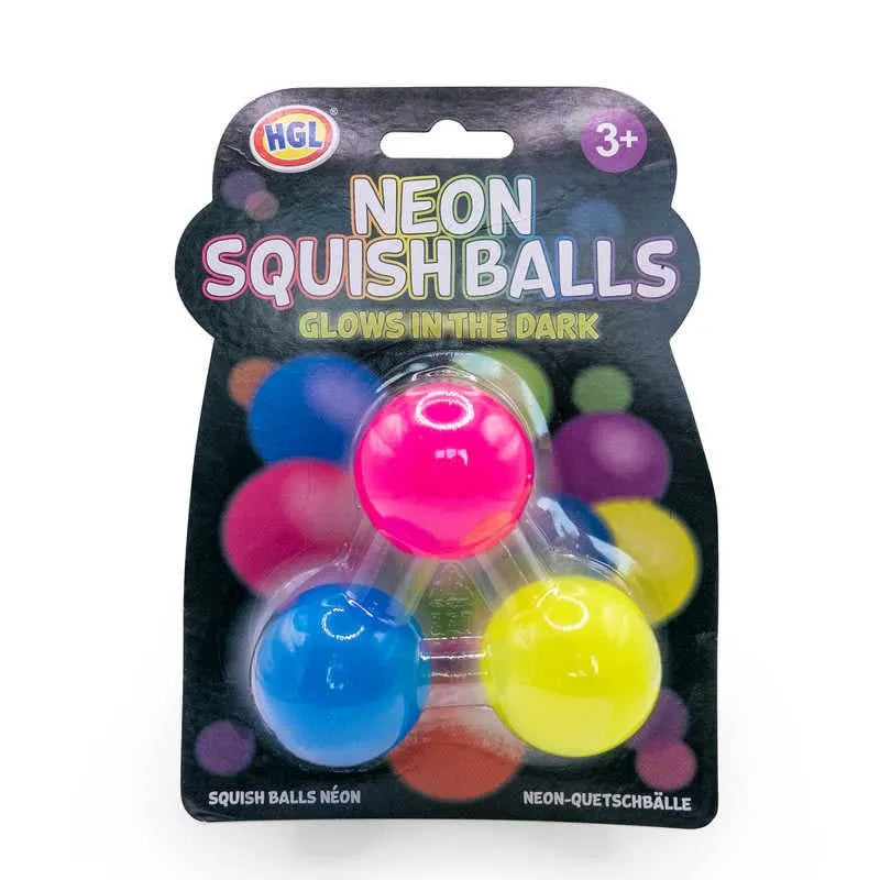 Neon Squish Balls Glow In the Dark-Neon Squish Balls Glow In the Dark