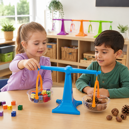 Nestable Pan Balances early years maths lifestyle image