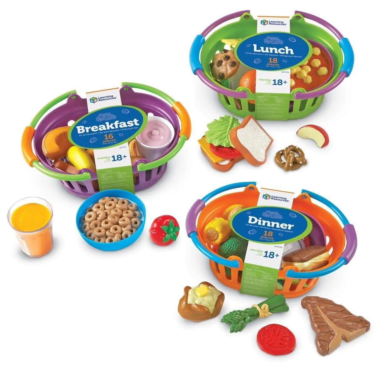 New Sprouts Breakfast, Lunch and Dinner Baskets-New Sprouts Breakfast, Lunch and Dinner Baskets