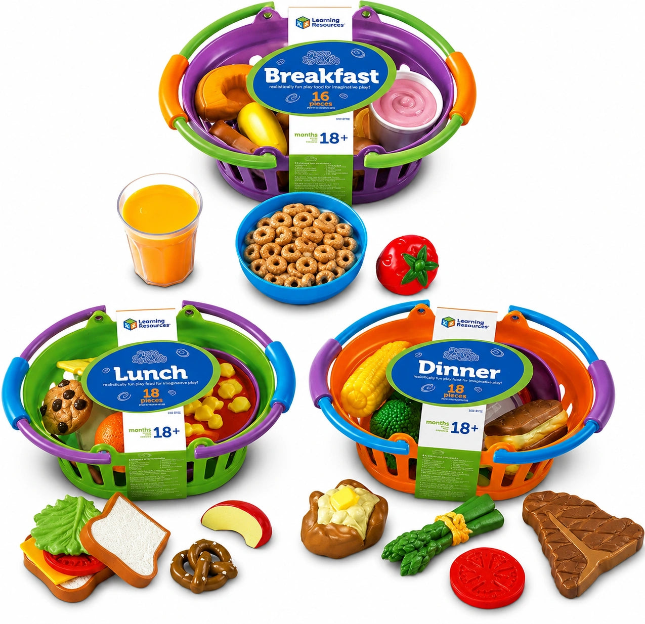 New Sprouts Breakfast, Lunch and Dinner Baskets-New Sprouts Breakfast, Lunch and Dinner Baskets