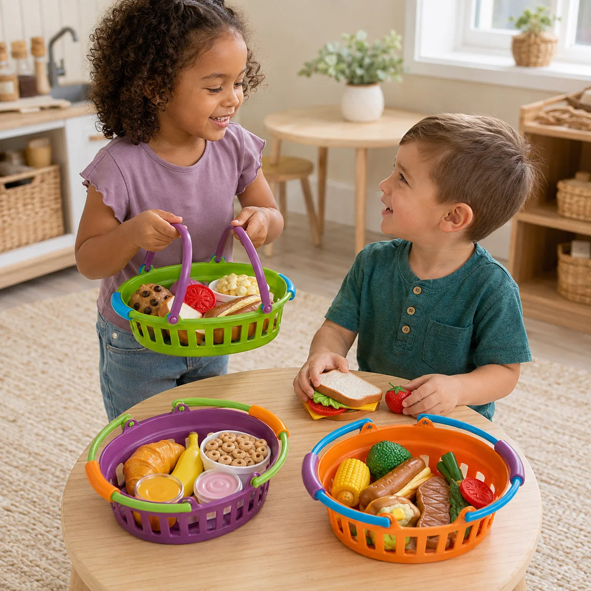 New Sprouts Breakfast, Lunch and Dinner Baskets-New Sprouts Breakfast, Lunch and Dinner Baskets