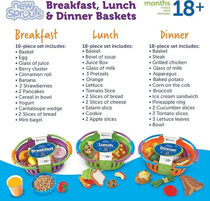 New Sprouts Breakfast, Lunch and Dinner Baskets-New Sprouts Breakfast, Lunch and Dinner Baskets