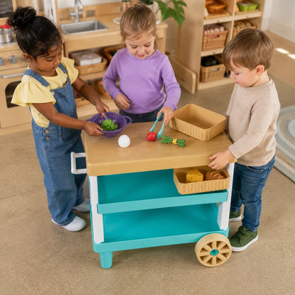 New Sprouts Prep 'n' Store Kitchen Island early years group-play image