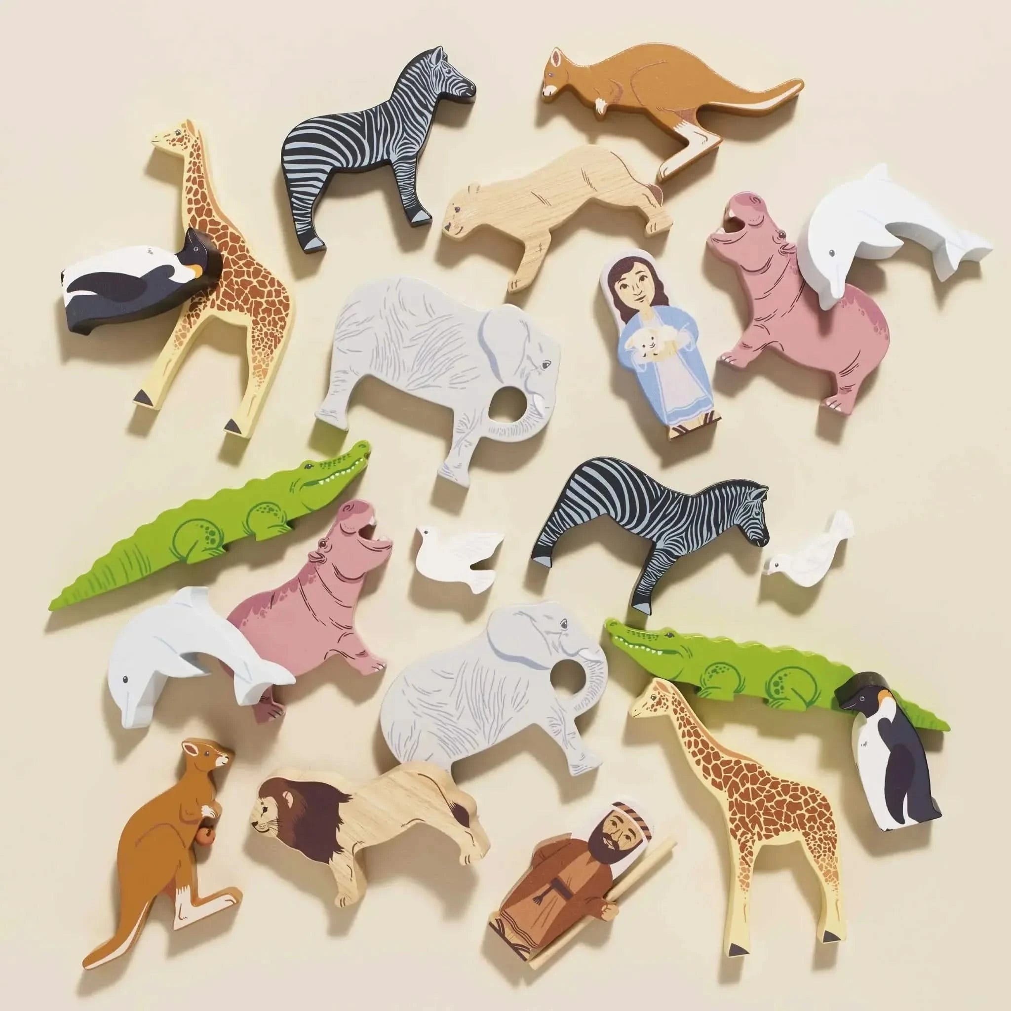 Noah’s Great Wooden Ark & Animals-Noah’s Great Wooden Ark & Animals