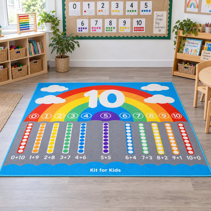 Number Bonds Carpet in classroom without children